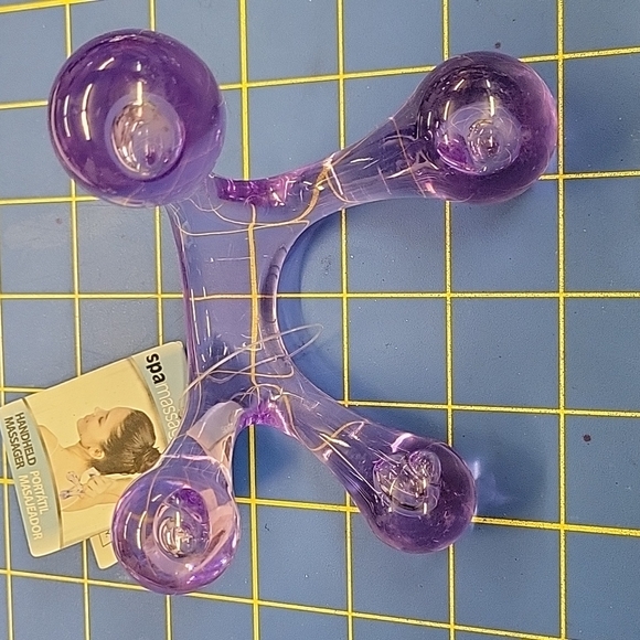 Spa Handheld Massager Purple New - Picture 4 of 4